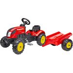 Tret-Traktor mit Hänger rot 2-5 J.