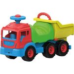 Rutscher LKW mit Kipplade