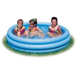 Pool 3-Ring Crystalblue 168x38cm