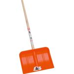 Schneeschaufel orange, Kst. 1,23 m