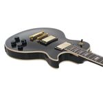 DIMAVERY LP-530 E-Gitarre, schwarz/gold