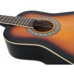 DIMAVERY AC-303 Klassikgitarre 1/2 sunburst