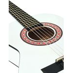 DIMAVERY AC-303 Klassikgitarre 1/2, weiß