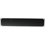 OMNITRONIC Frontplatte Z-19U, Stahl, schwarz 2HE