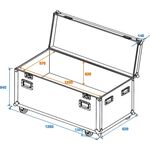 ROADINGER Universal-Tour-Case 120cm mit Rollen Profi