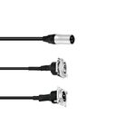 PSSO Patch Kabel XLR(F)EB/1xXLR(M)1xXLR(M)EB1m