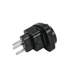 OMNITRONIC Adapter EU/CH Stecker 10A sw