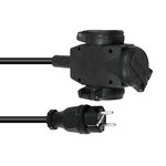 PSSO Verlängerung 3x2,5 5m 3-fach sw