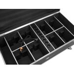ROADINGER Flightcase 8x AKKU IP PAR 7 QCL WDMX mit Ladefunktion