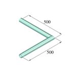 ALUTRUSS DECOLOCK DQ1-SC21 2-Weg-Ecke 90° sw