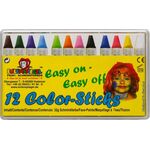Karnevalsschminke Color-Sticks 12 Stück