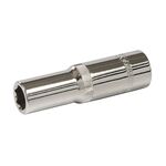 Silverline - Sechskant-Steckschlüsseleinsatz, lang, metrisch, 1/2-Zoll-Antrieb