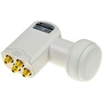 Digital LNB ''Quattro High-HD'', 0,1dB, Anschlüsse für Multiswitch, UHD tauglich