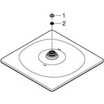 Grohe Kopfbr RAINSHOWER MONO 310 CUBE chr