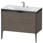 Duravit Waschtischunterbauset XVIU 1000x480mm 2 HL Cha ma / we s-matt Ra B1