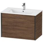 Duravit Waschtischunterbau XVIU 810x560x480mm 2 Sk Prof. sw ma ta s-matt
