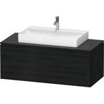 Duravit Waschtischunterbau L-CUBE 1220x482x550mm we s-matt ES Nussbaum