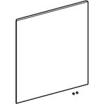 Geberit Tür iCon f Hänges. quadrat. 450mm weiß glänzend