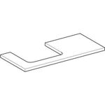 Geberit Waschtischplatte ONE Auss li 1050x30x470mm sa-gr lack hgl