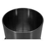 EUROPALMS STEELECHT-30 Nova, Edelstahlübertopf, anthrazit, Ø30cm