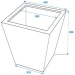 EUROPALMS LEICHTSIN BASIC-50, weiß, glänzend