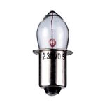 Olivenform Sockel P13,5 2,38 Volt 1,2 Watt 30,5mm klar,5er Pack