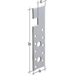 Holz-Eisen-Anker Abm.160x40x4mm sdmverz.GAH, 1 Stück