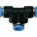 T-Steckverbindung Blaue Serie 10mm L1 27,9mm RIEGLER, 1 Stück