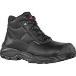 Schnürstiefel EN20345 S3 SRC Jaguar UK Gr.39 Glattleder schwarz Kunststoffkappe