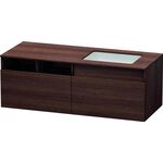 Duravit Waschtischunterbau DURASTYLE 550x1400x500mm Auss re Kast. dunkel/kast