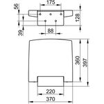 Keuco Klappsitz PLAN Sitzfläche 370mm vc/lichtgrau