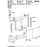 Keuco Spiegelschrank ROYAL MATCH Vorb 1000x700x160mm si-gb-elo A++