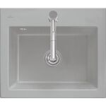 Subway 60 S flat Spüle Becken 1000 x 510 mm Crema Ceramicplus