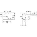 V&B Waschtisch COLLARO 550x440mm mit ÜL mit HL we