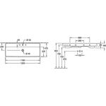 V&B Schrankwaschtisch COLLARO 1200x470mm m ÜL für 3-Loch Armatur we