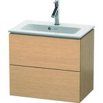 Duravit WT-Unterbau L-CUBE Compact 550x620x391mm eiche gebürstet