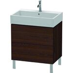 Duravit Waschtischunterbau L-CUBE 582x684x459mm nussbaum gebürstet