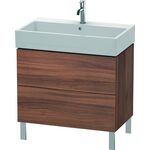 Duravit Waschtischunterbau L-CUBE 582x784x459mm nussbaum natur