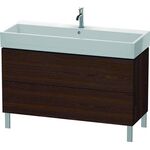 Duravit Waschtischunterbau L-CUBE 582x1184x459mm nussbaum gebürstet