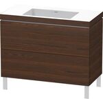 Duravit Waschtischunterbau L-CUBE m WT Vero Air 698x1000x480mm o HL NB geb