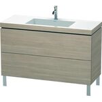 Duravit Waschtischunterbau L-CUBE m WT Vero Air 698x1200x480mm 1 HL pi sil