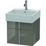 Duravit Waschtischunterbau VERO AIR 440x484x431mm flannel grey hochglanz