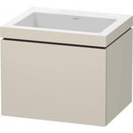 Duravit Waschtischunterbau L-CUBE m WT Vero Air 500x600x480mm o HL taupe