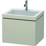 Duravit Waschtischunterbau L-CUBE m WT Vero Air 500x600x480mm 1 HL taupe