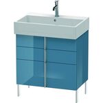Duravit Waschtischunterbau VERO AIR 581x684x431mm stone blue hochglanz
