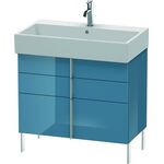 Duravit Waschtischunterbau VERO AIR 581x784x431mm stone blue hochglanz