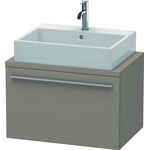 Duravit Konsolenunterschrank X-LARGE 440x700x478mm basalt matt