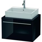 Duravit Konsolenunterschrank X-LARGE 440x700x548mm schwarz hochglanz