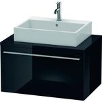 Duravit Konsolenunterschrank X-LARGE 440x800x548mm schwarz hochglanz