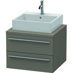 Duravit Konsolenunterschrank X-LARGE 440x600x548mm flannel grey seidenmatt